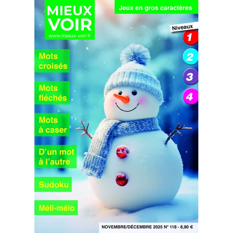 Magazine de jeux en gros caractères - Mieux Voir