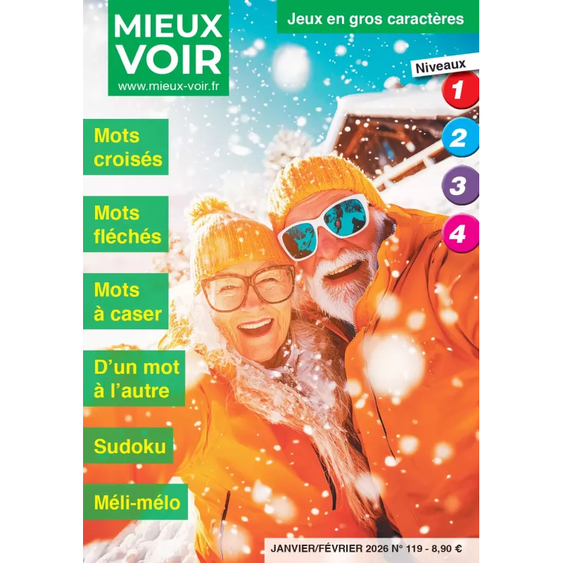 Magazine de jeux en gros caractères - Mieux Voir