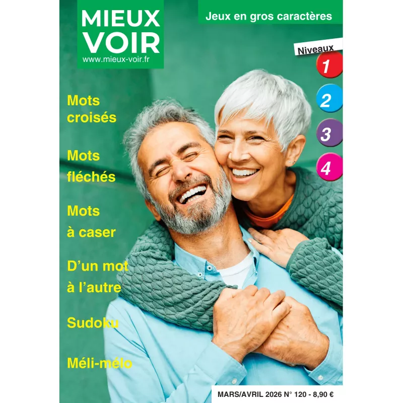 Magazine de jeux en gros caractères - Mieux Voir
