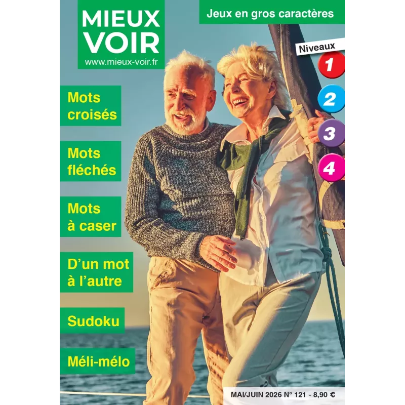 Magazine de jeux en gros caractères - Mieux Voir