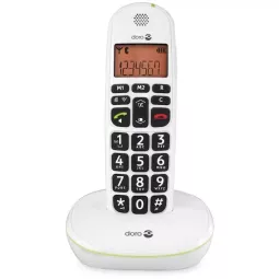 Doro PhoneEasy 100w – Téléphone sans fil senior amplifié 30 dB
