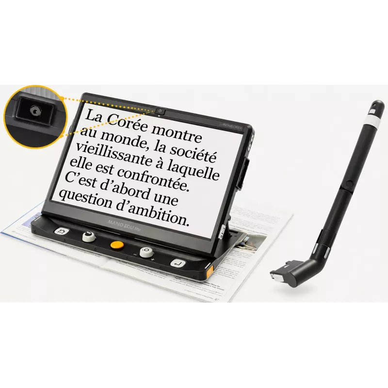 MANO EDU lite – Loupe électronique 3 caméras pour malvoyants
