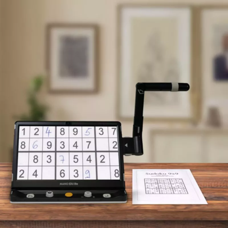 MANO EDU lite – Loupe électronique 3 caméras pour malvoyants