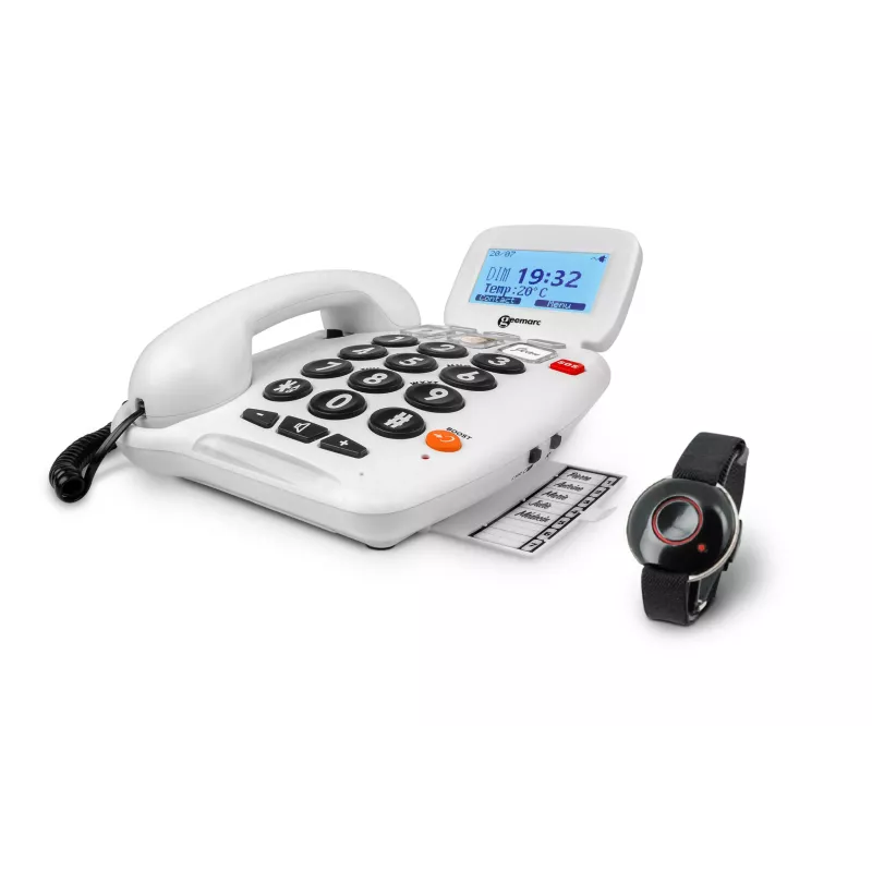 Téléphone senior SOS Geemarc SERENITIES 100 amplifié 40 dB