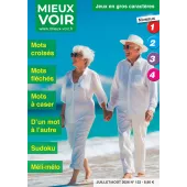 Magazine de jeux en gros caractères