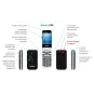 Binom X3S - Téléphone portable grosses touches