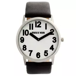 Montre gros chiffres H/F - Mieux Voir