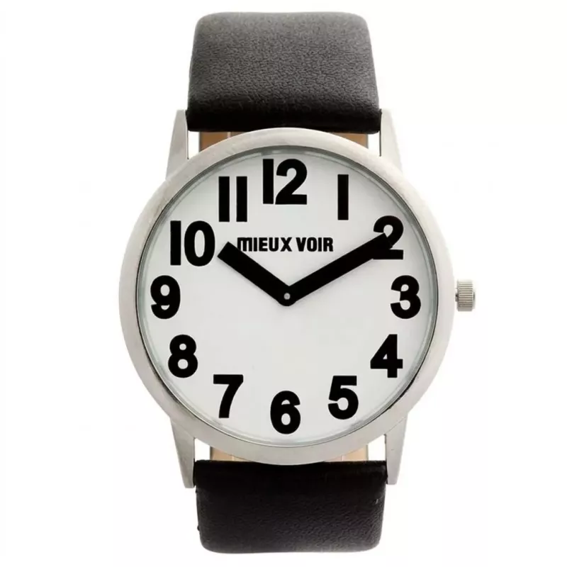 Montre gros chiffres H/F - Mieux Voir