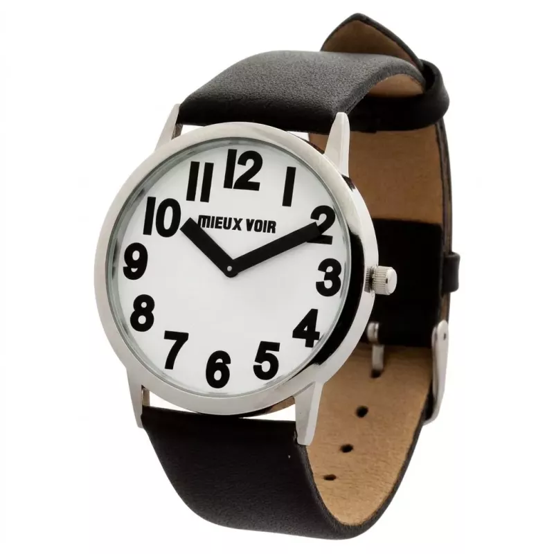 Montre gros chiffres H/F - Mieux Voir