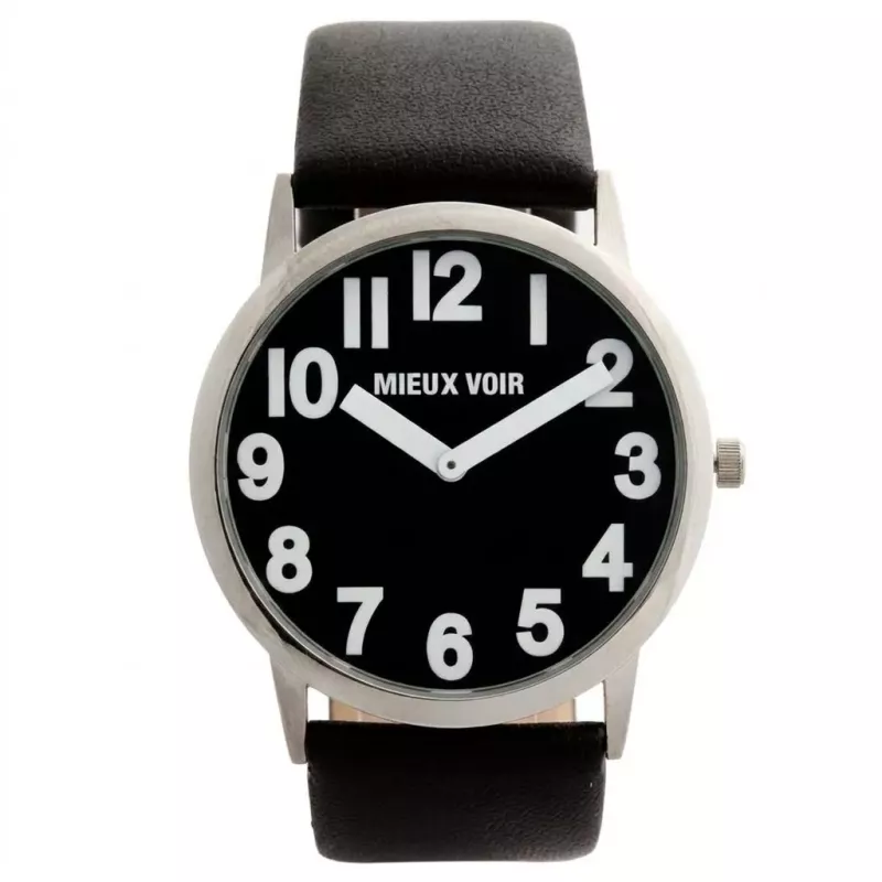 Montre gros chiffres H/F - Mieux Voir