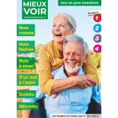 Magazine de jeux en gros caractères