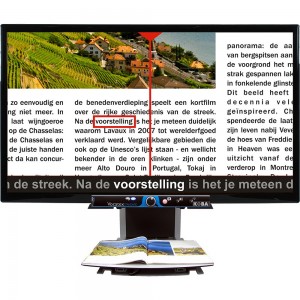 Télé agrandisseur parlant (vidéo agrandisseur)