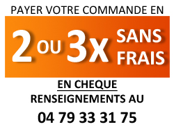 Paiement 2 ou 3x sans frais