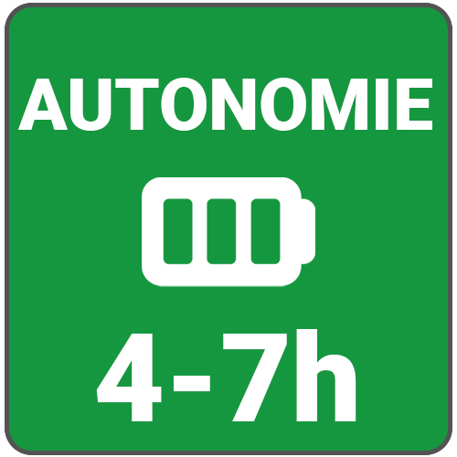 autonomie 4 a 7 h