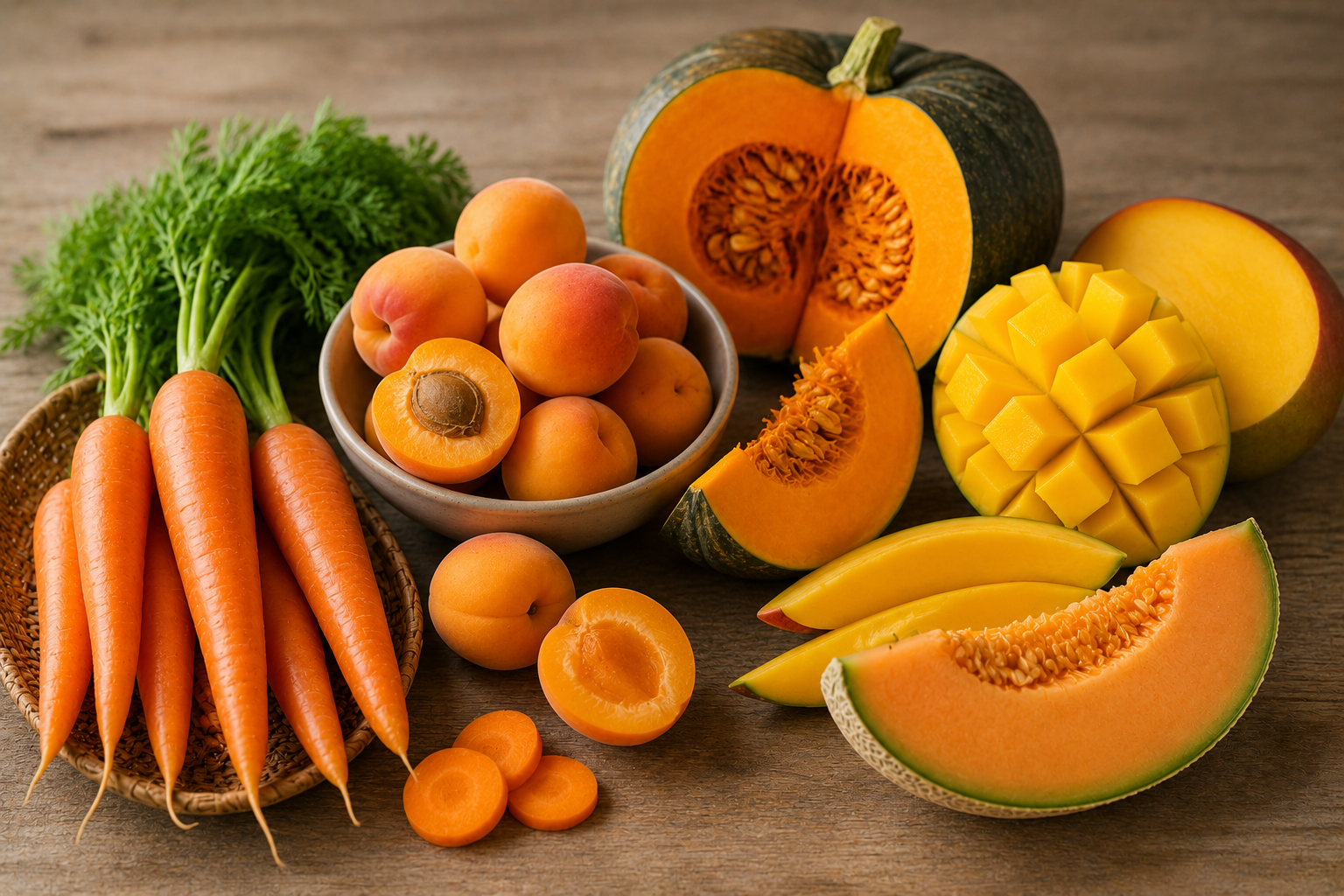 beta carotene et vision