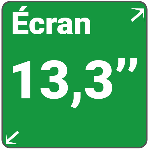 ecran 13,3 pouces