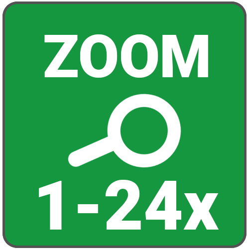 zoom 1 a 24 x