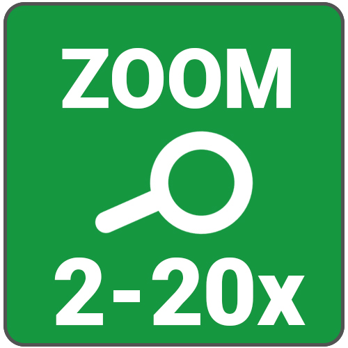 zoom 2 a 20x