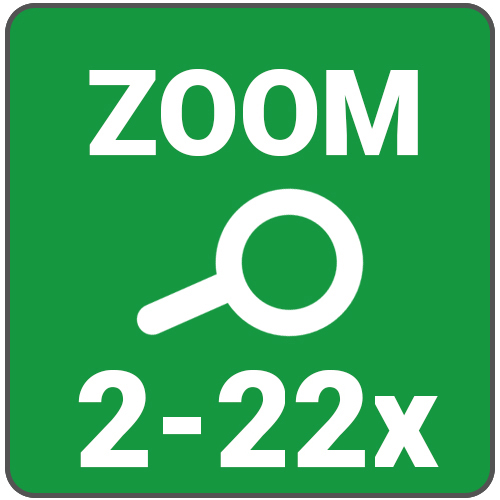 zoom max 22x