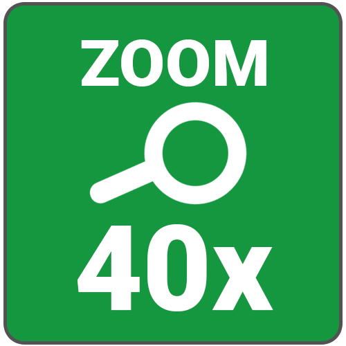 zoom max 40x