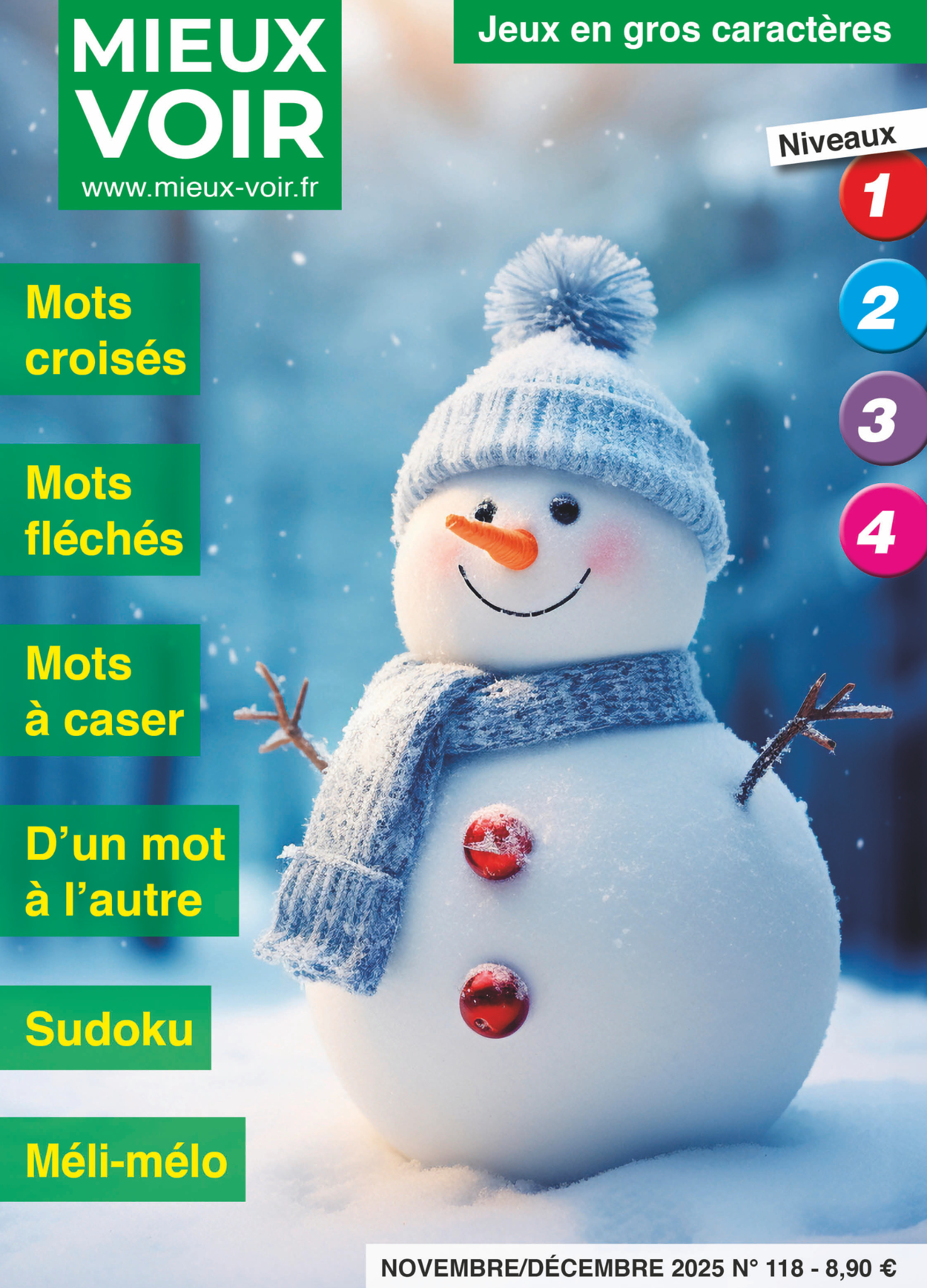 Magazine de jeux gros caractères