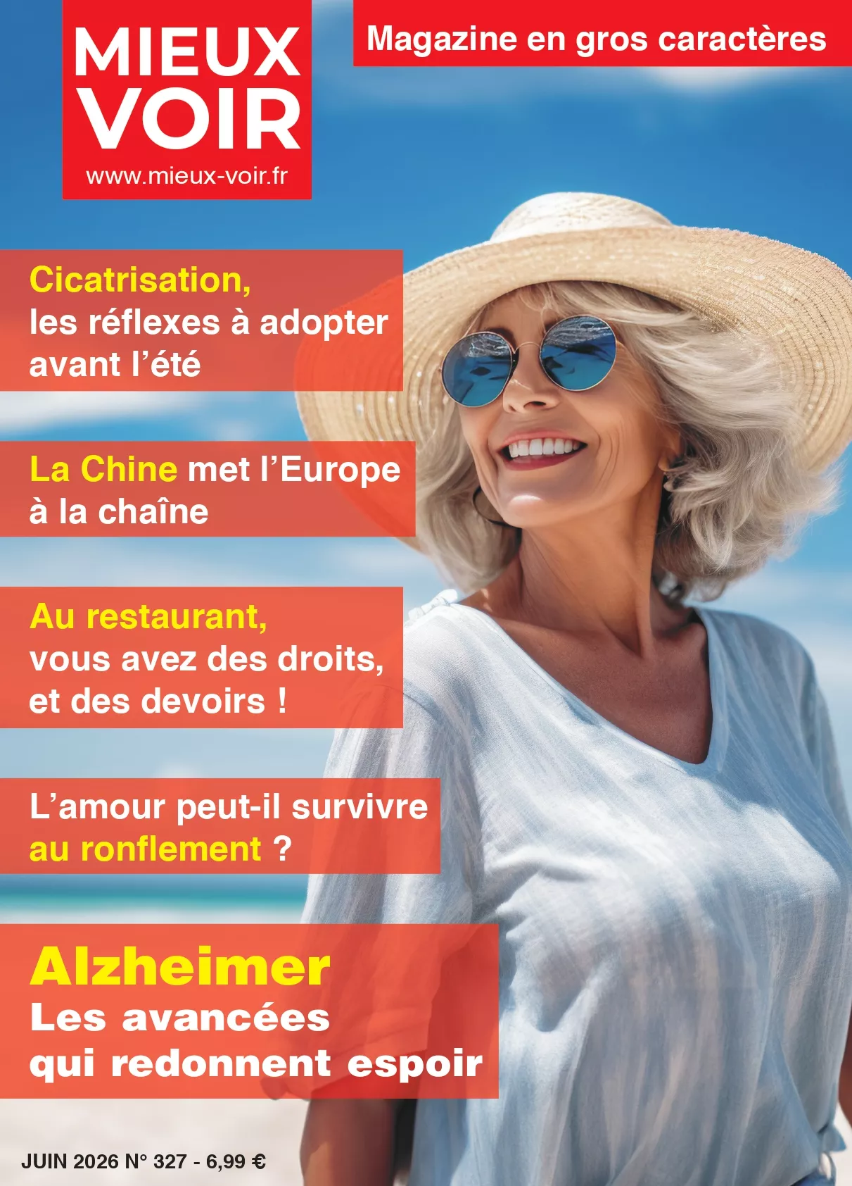 Magazine en  gros caractères