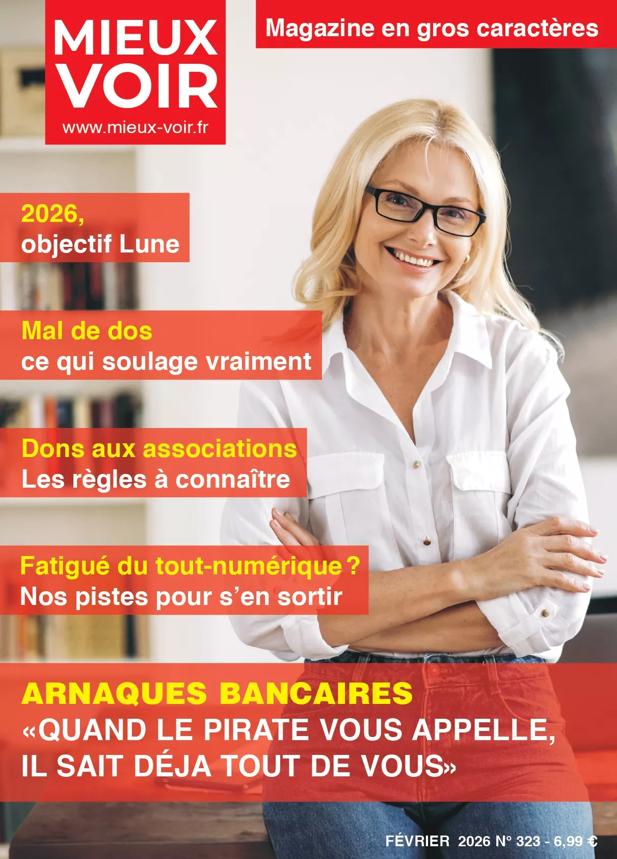 Magazine en  gros caractères