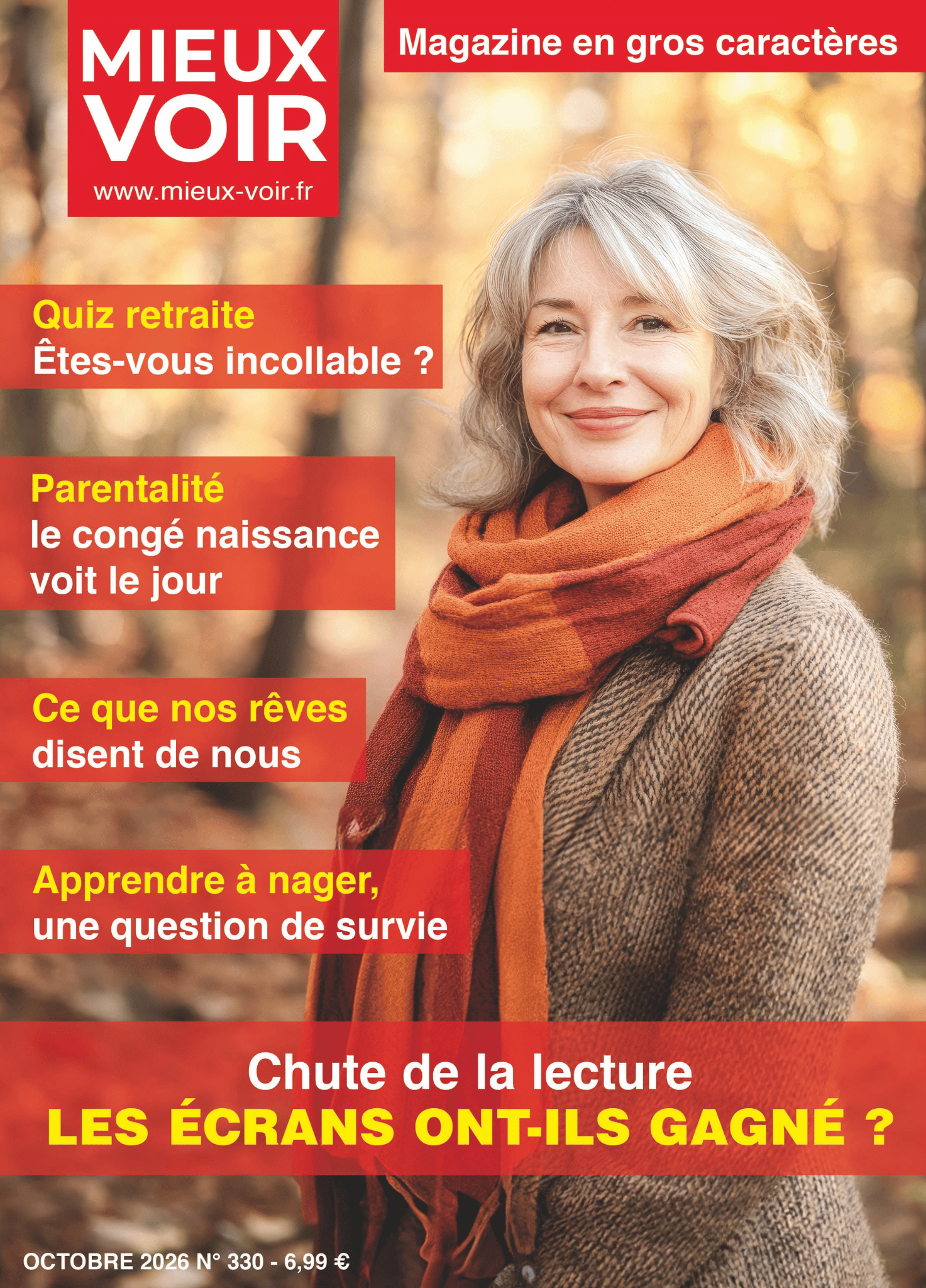 Magazine en  gros caractères