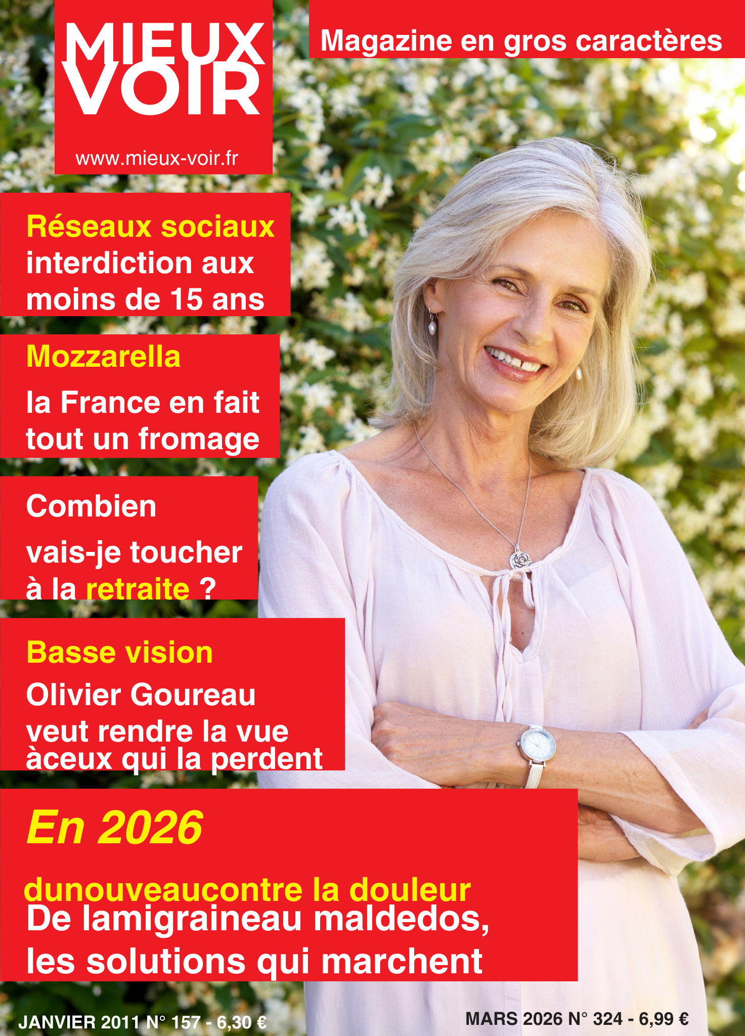 Magazine en  gros caractères