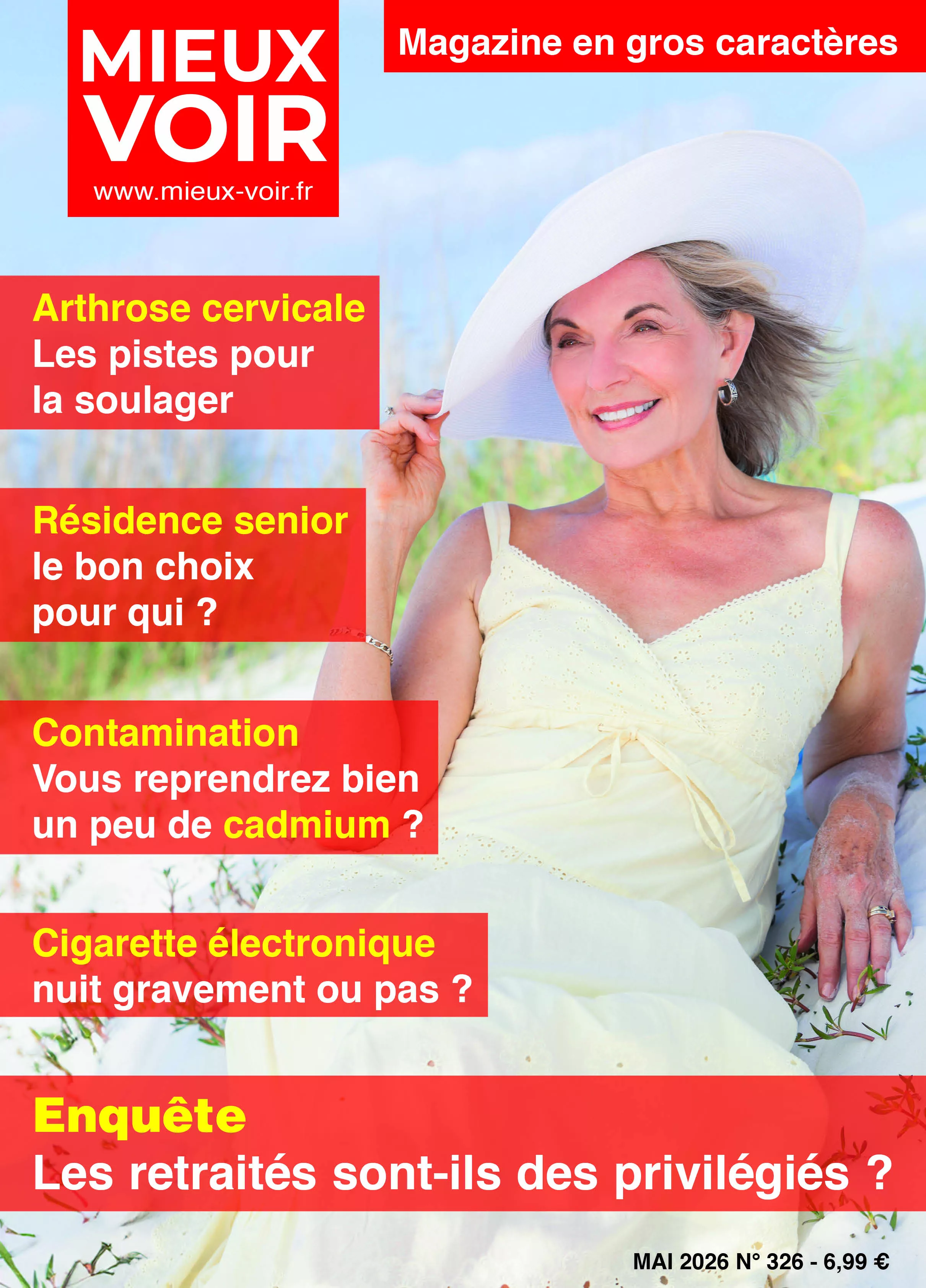 Magazine en  gros caractères