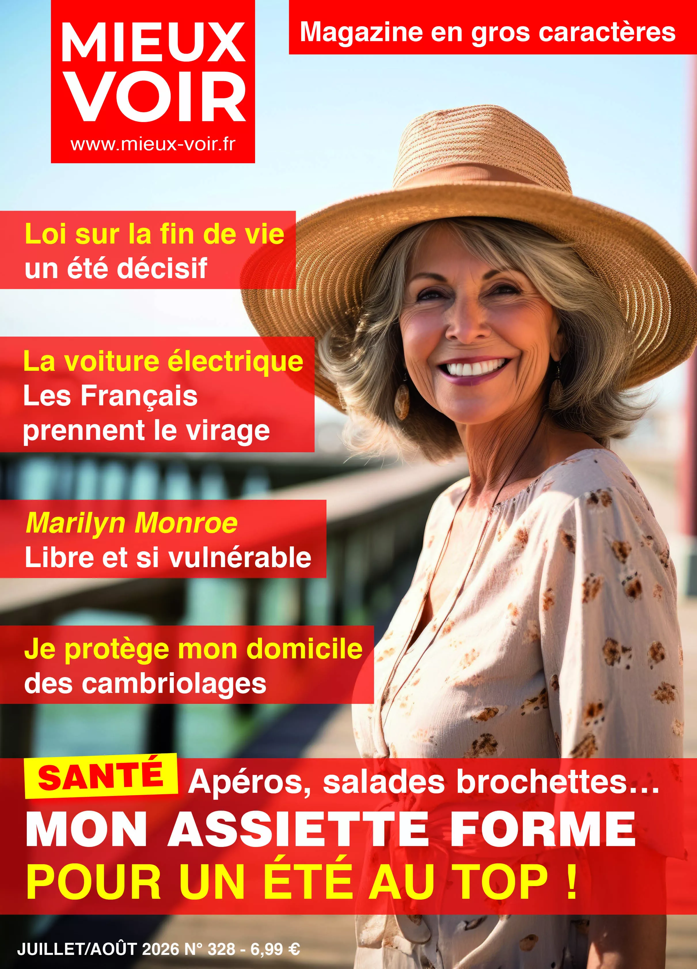 Magazine en  gros caractères