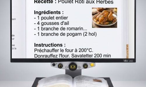 VEO UNO Reinecker : le téléagrandisseur simple pour malvoyants